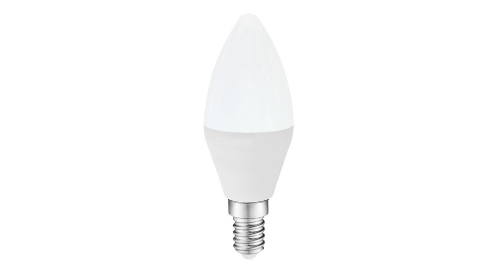 Žiarovka LED E14 8W studená farba ORO-E14-C37-TOTO-8W-CW
