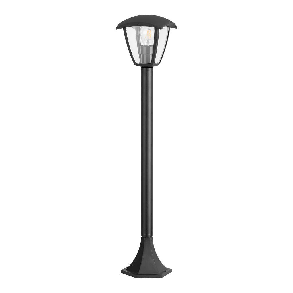 Vonkajšia stojacia lampa čierna IGMA 86 cm