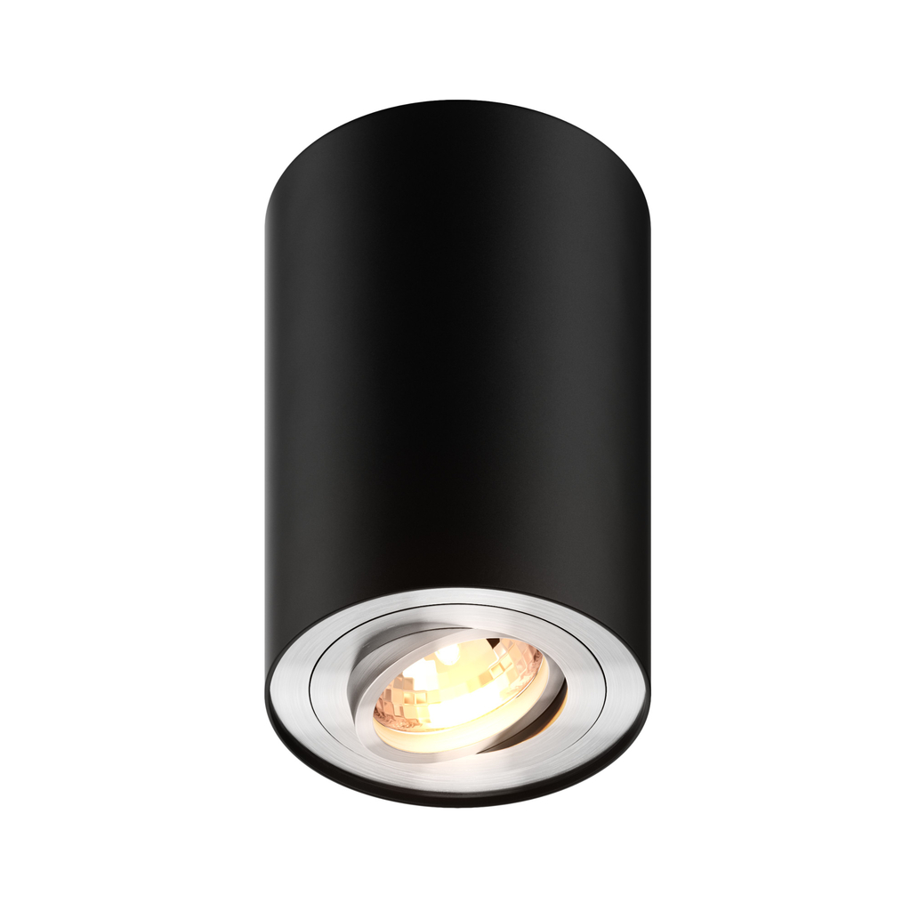 1-bodové svietidlo čierne RONDOO