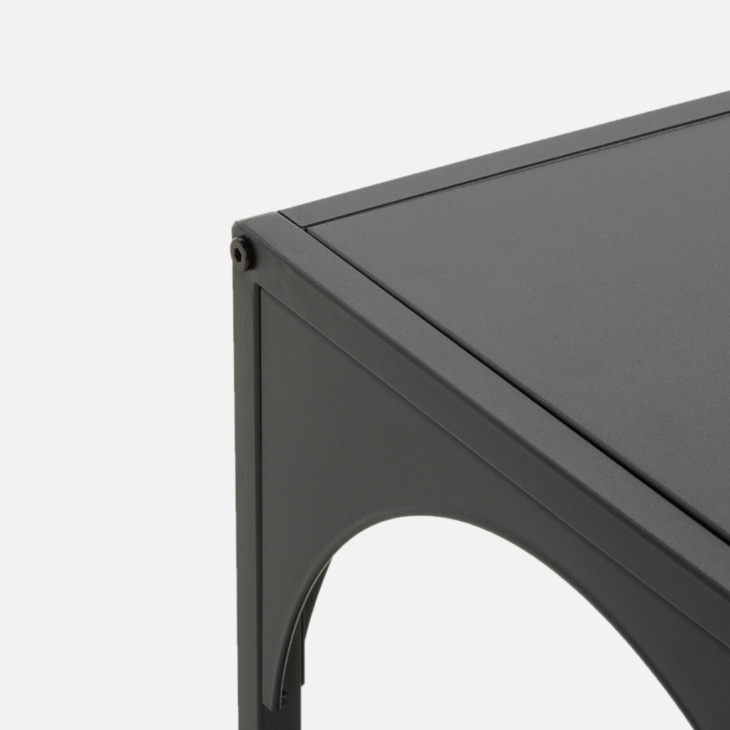 Čierna kovová konzola HOCCA