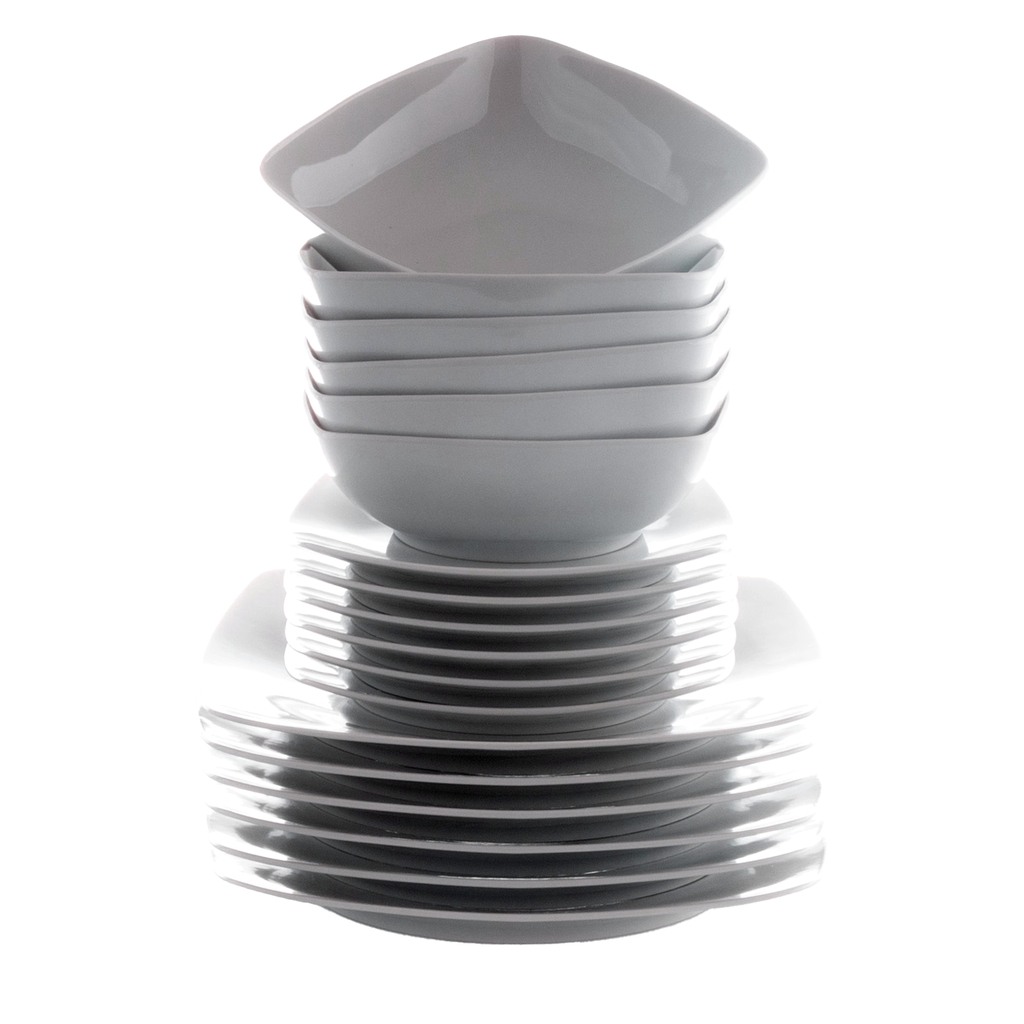 Porcelánová súprava tanierov MAXIM, 18 kusov