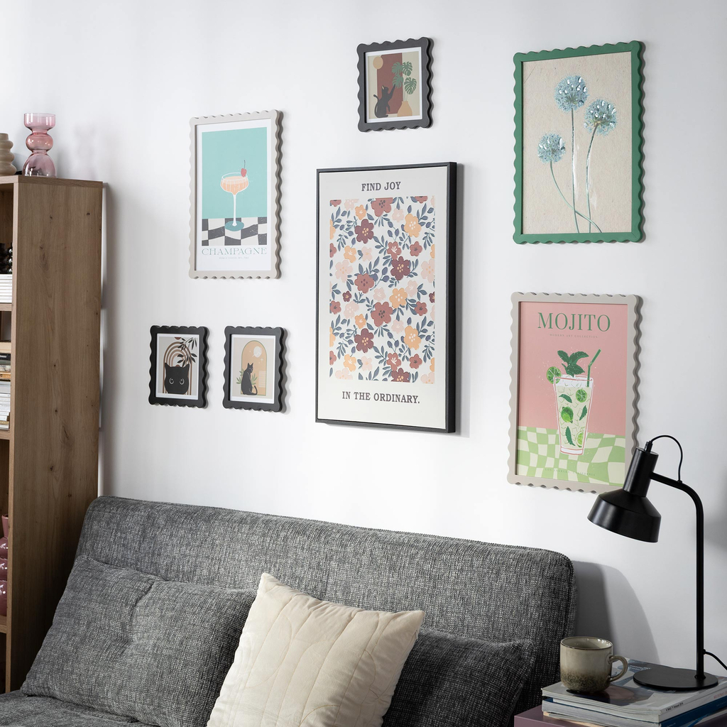 Botanický obraz kvitnúca cibuľa, béžovo-zelená 30x40 cm