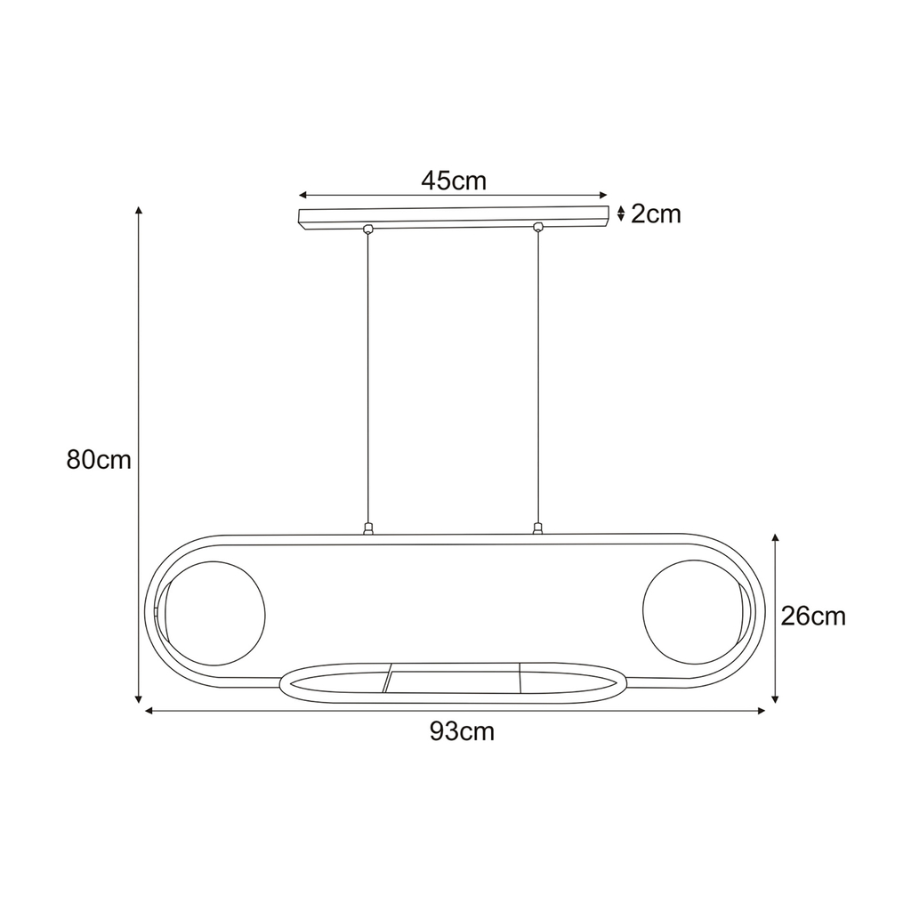 Závesné svietidlo FINESTRA s priestorom na kvety, čierne