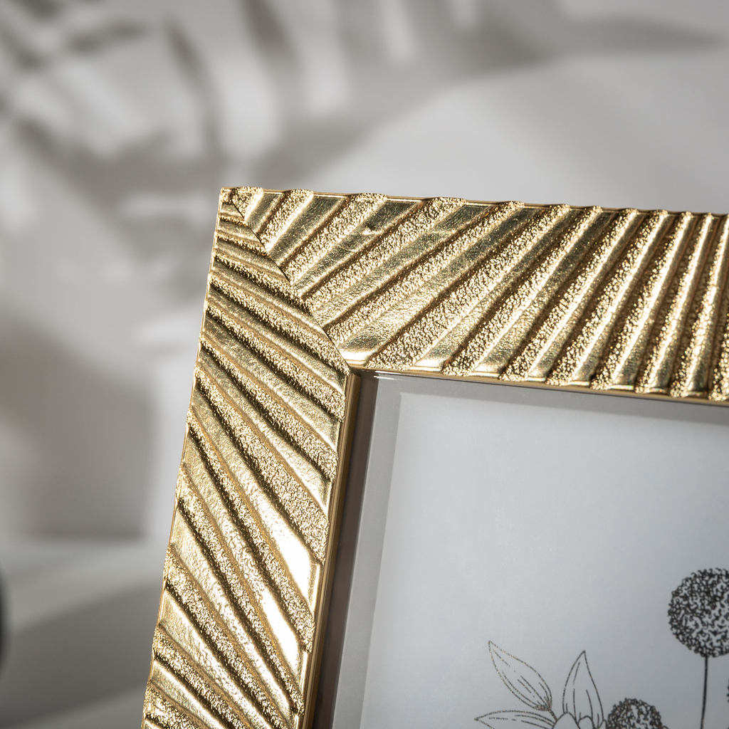 Rám na fotografiu v glamour štýle 13x18 zlatý