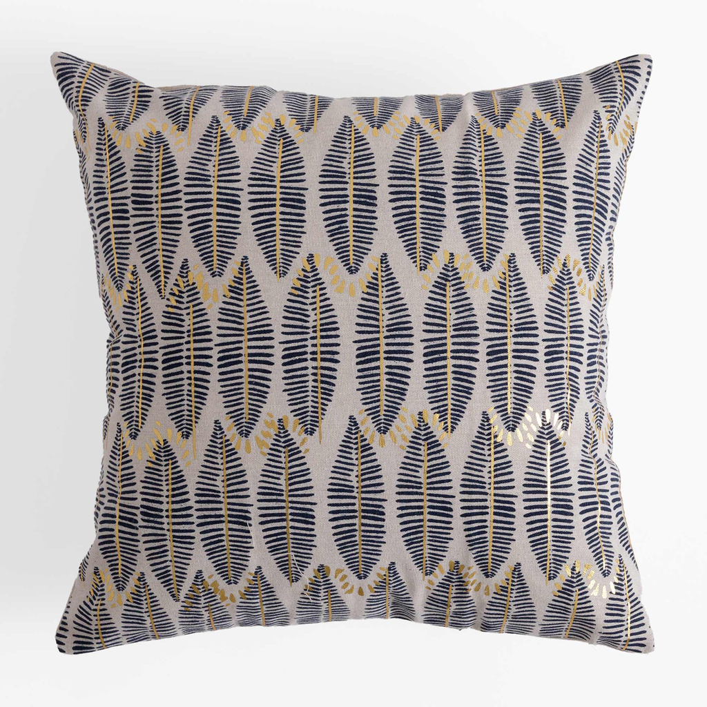 Dekoračná modrá obliečka na vankúš ELLIE 45x45 cm