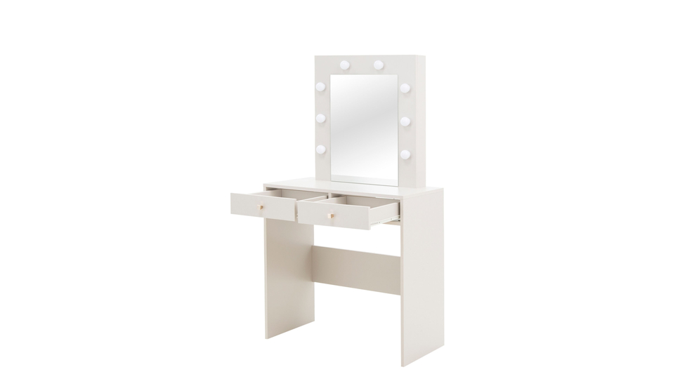 Toaletný stolík so zrkadlom a osvetlením ELENA