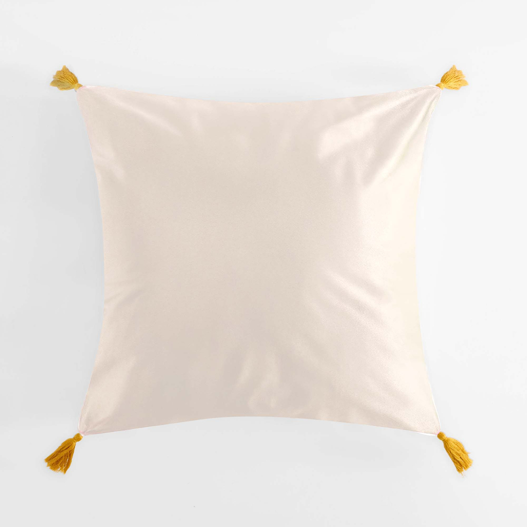 Dekoračná obliečka vyšívaná krémová FOLKY 45x45 cm