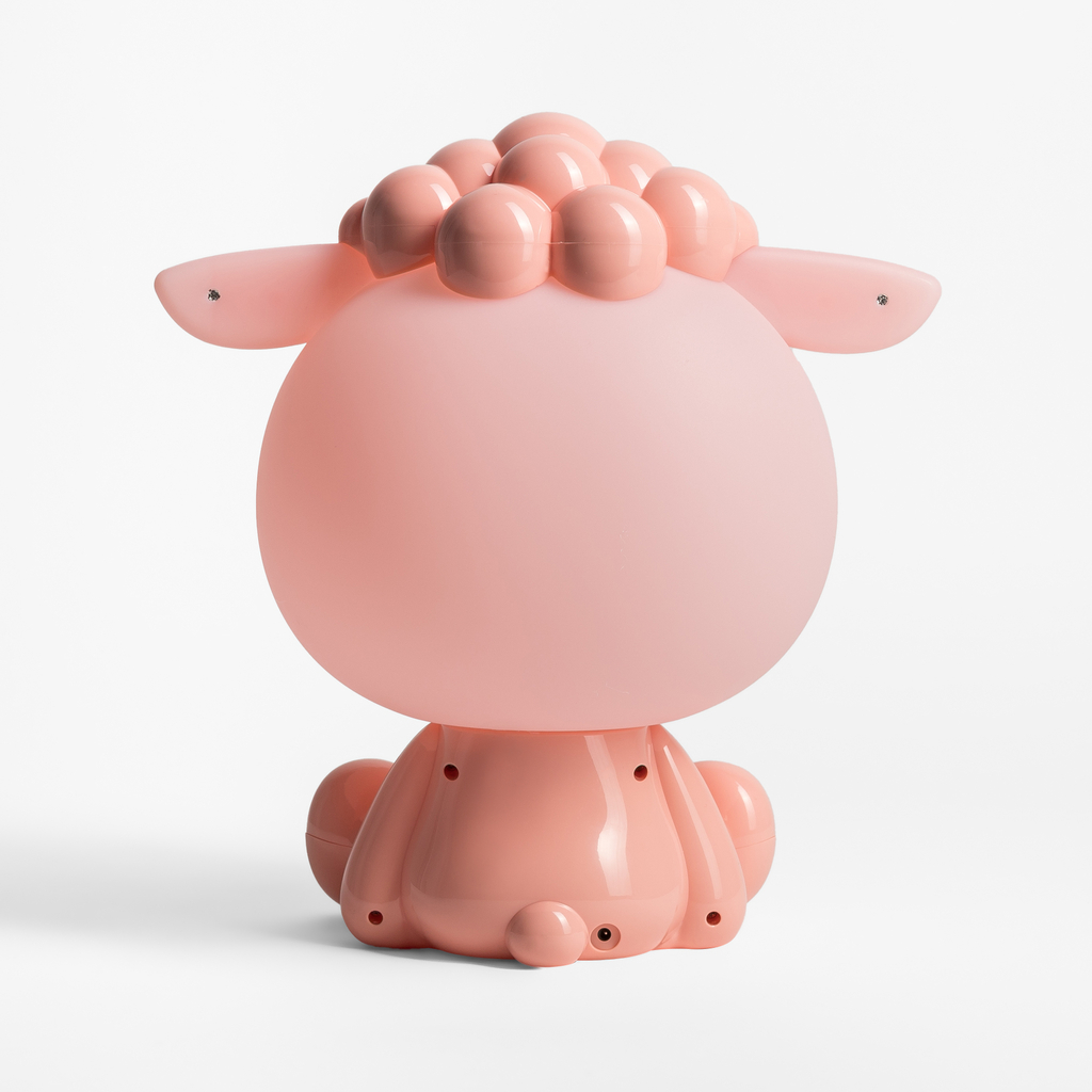 Nočná LED lampa ružová OVCA