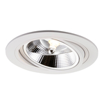 Zapustené halogénové svietidlo očko CHUCK 16 cm biele