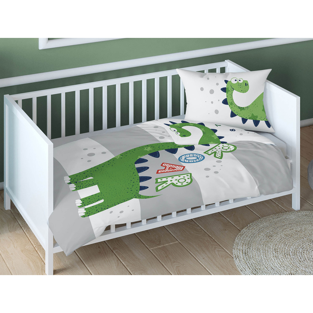 Bambusové obliečky do postieľky DINOSAURUS 90x120