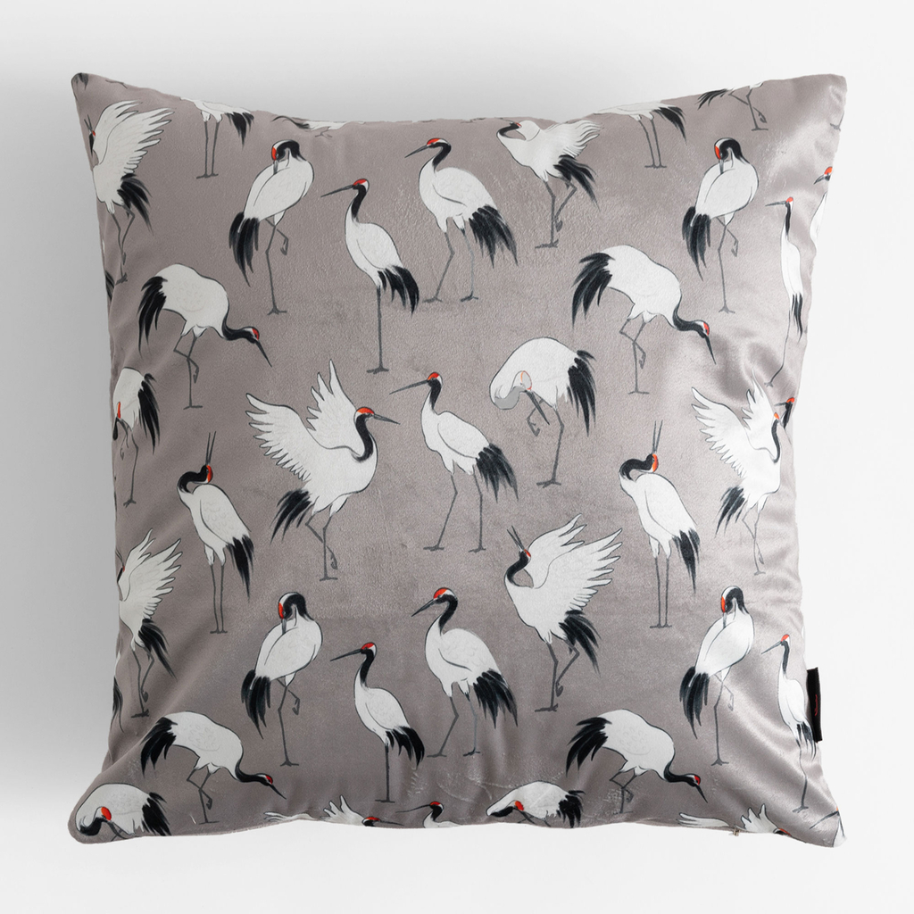 Obliečka na vankúš v sivej farbe LEANDRO 45x45 cm