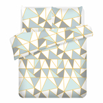Bavlnená súprava obliečok s trojuholníkmi MAIKO 220x200 cm