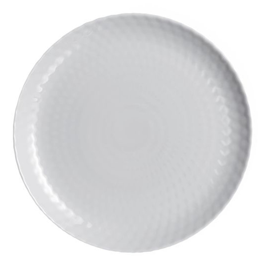 Plytky tanier svetlosivý PAMPILLE 25 cm