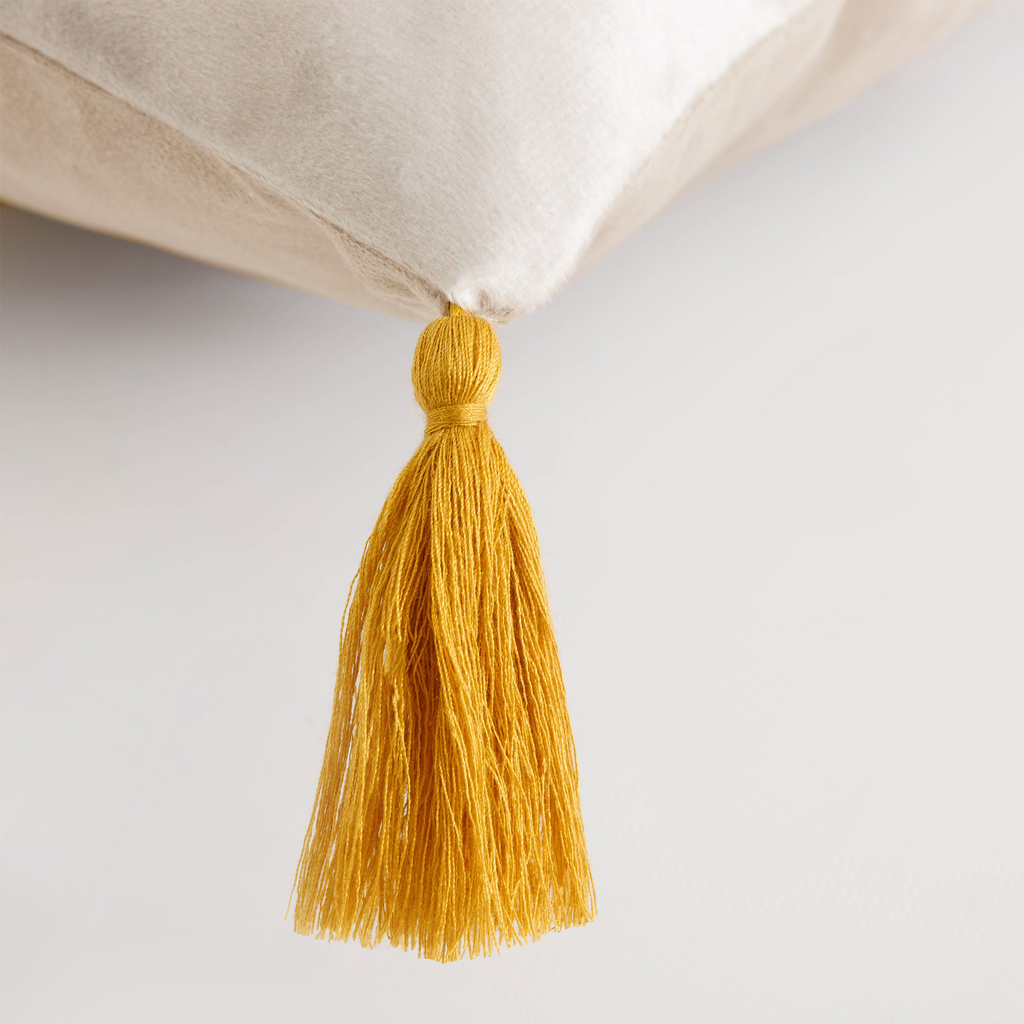 Dekoračná obliečka vyšívaná krémová FOLKY 45x45 cm