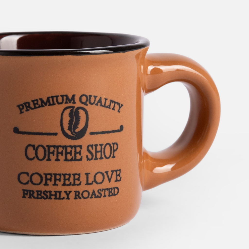 Súprava 4 keramických hrnčekov 110 ml