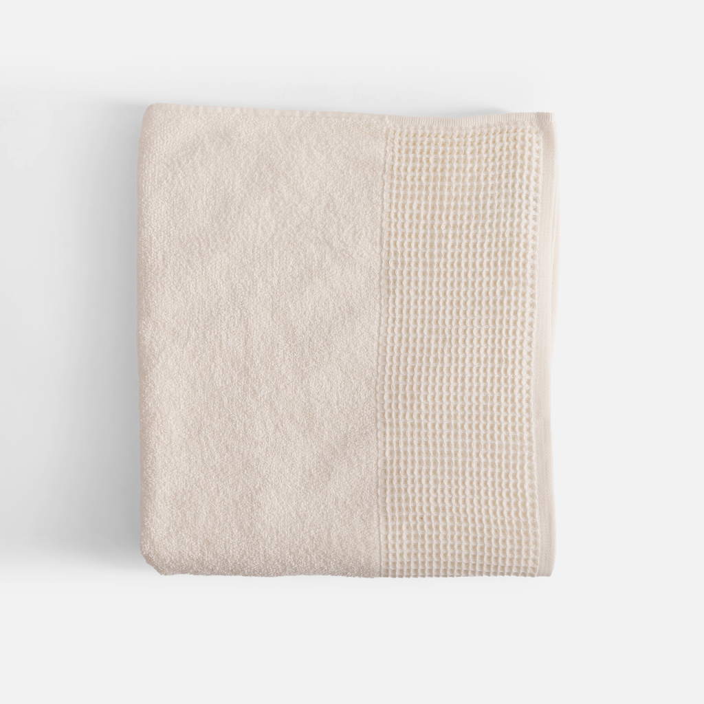 Bavlnený uterák v krémovej farbe ZEN 90x160 cm