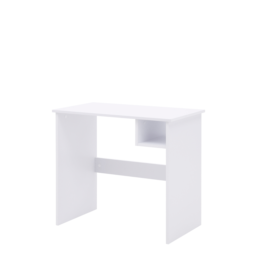 Písací stôl 80 cm biely CRONA