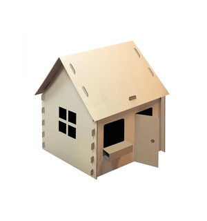 Detský kartónový domček na vymaľovanie 93x115x110 cm