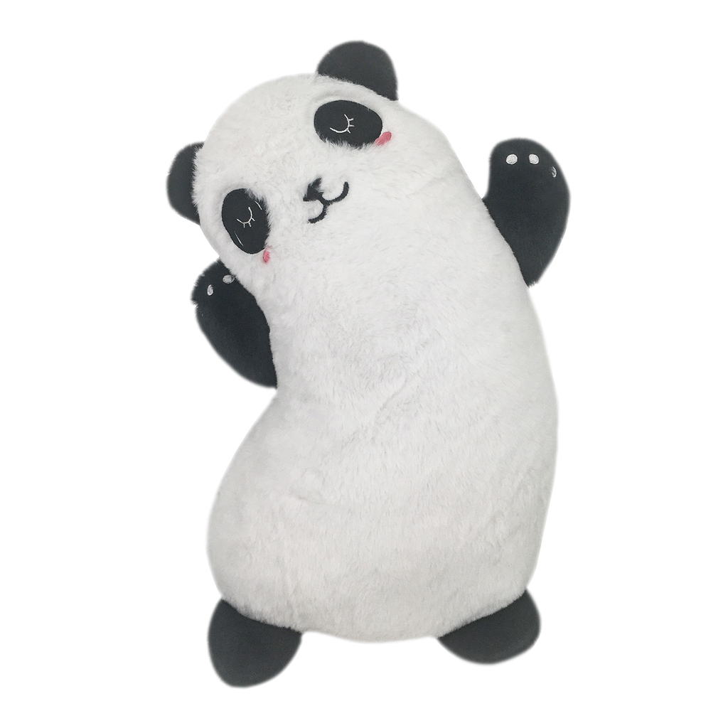 Vankúš - plyšák HUGGIE PANDA 50x33 cm