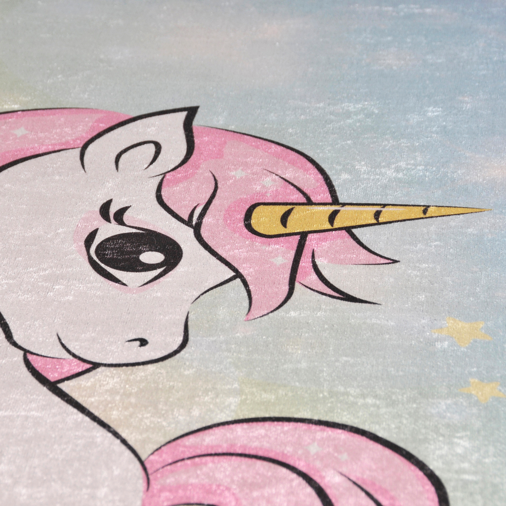 Dúhový koberec JEDNOROŽEC 80x150 cm