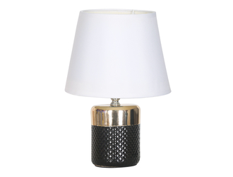 Stolná lampa glamour zlato-čierna 26 cm