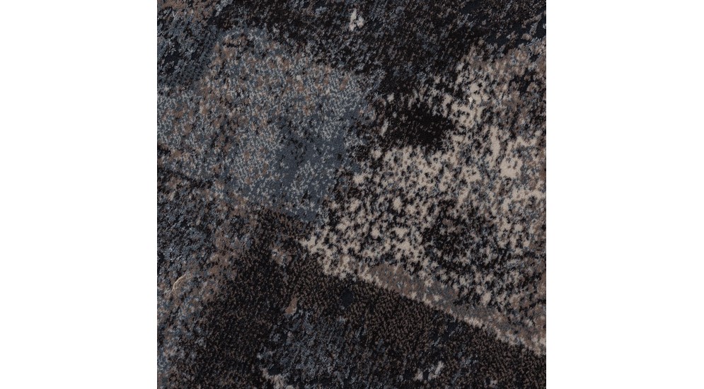 Abstraktný tmavosivý koberec NOVANTA 120x170 cm