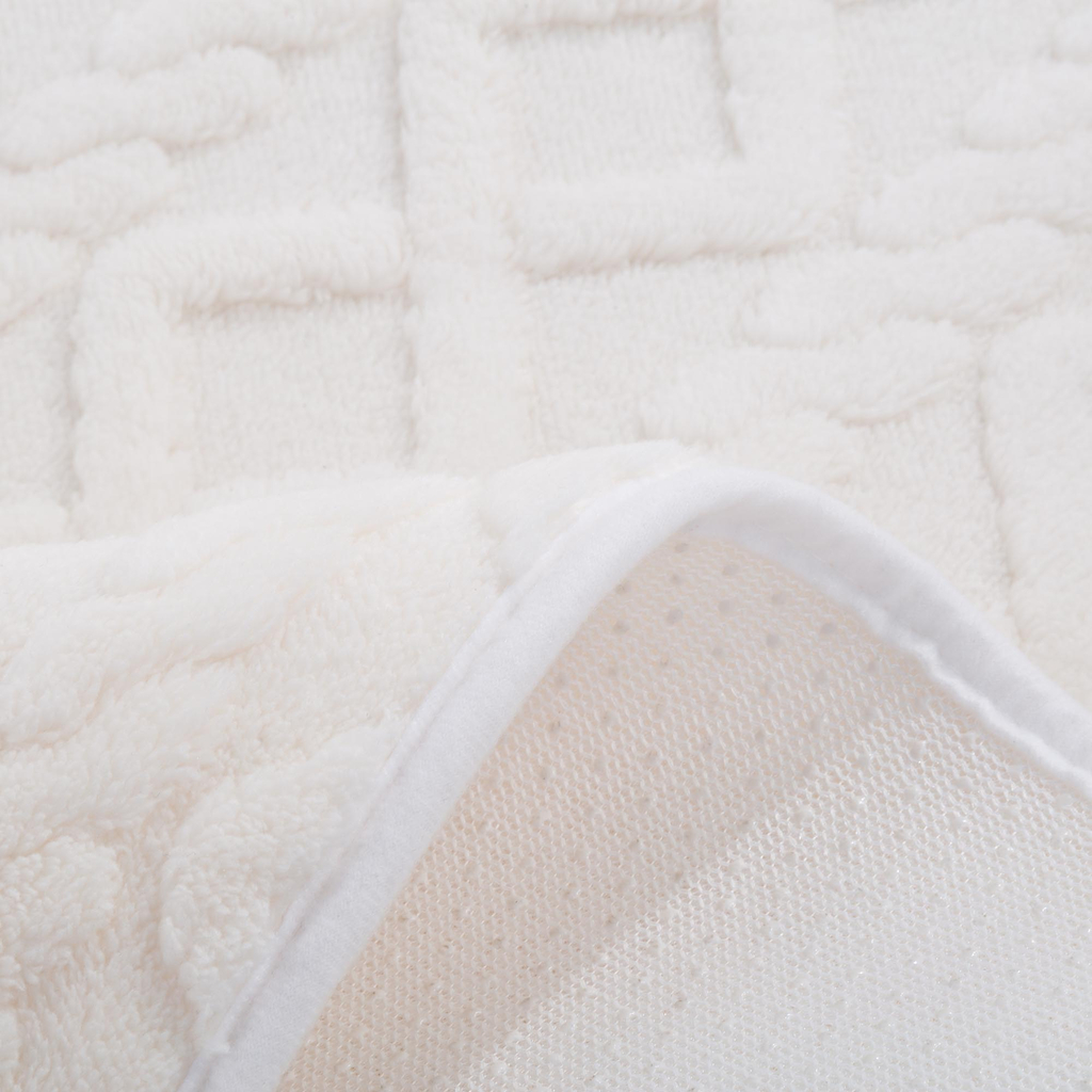 Kúpeľňová predložka NORDIC, krémová, 50x80 cm