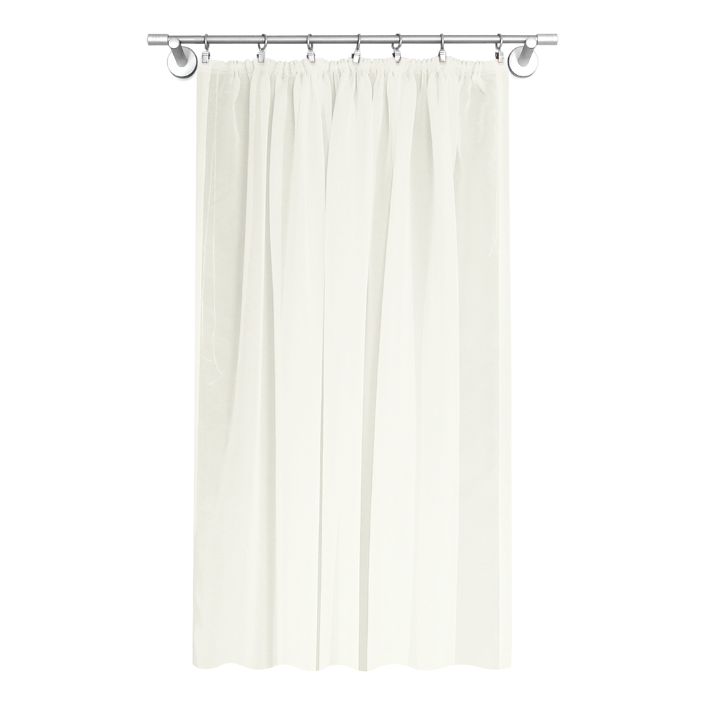 Záclona krepová DIANA s riasiacou páskou 130x160 cm