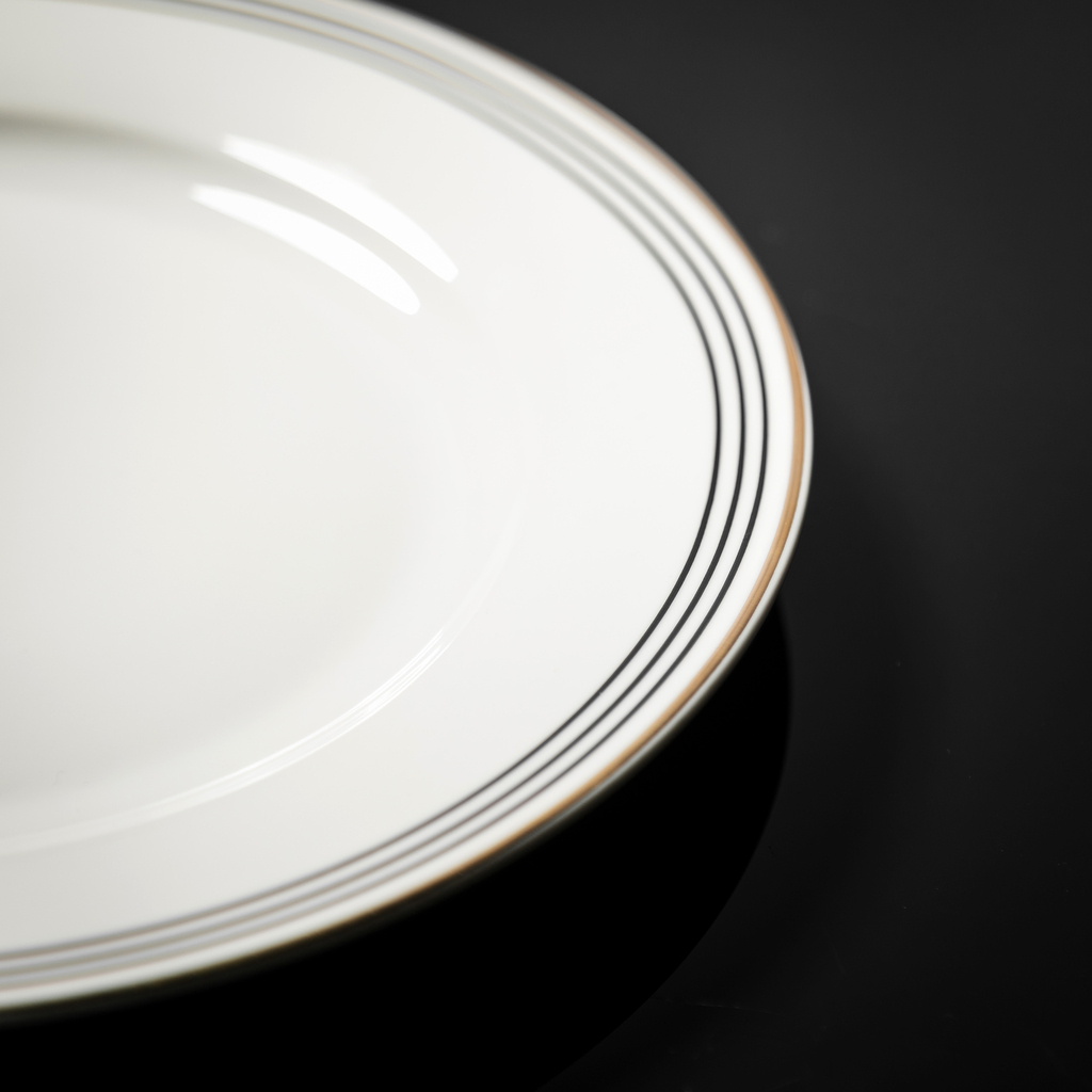 Porcelánový jedálenský tanier ART DECO 27 cm