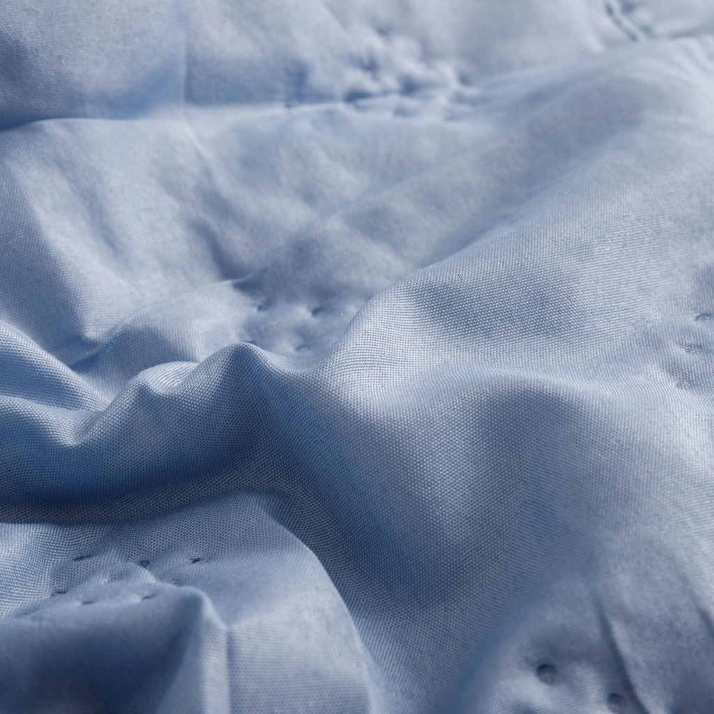 Prehoz na posteľ modrý CLOUD 220x200 cm