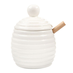 Pohár na med s pokrievkou a naberačkou 11,5 cm