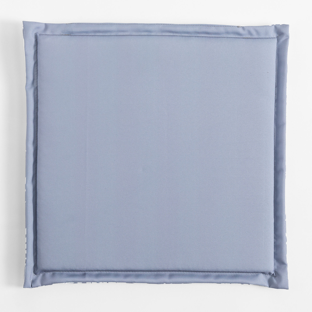 Vankúš na stoličku sivý SAMBA, 40x40 cm