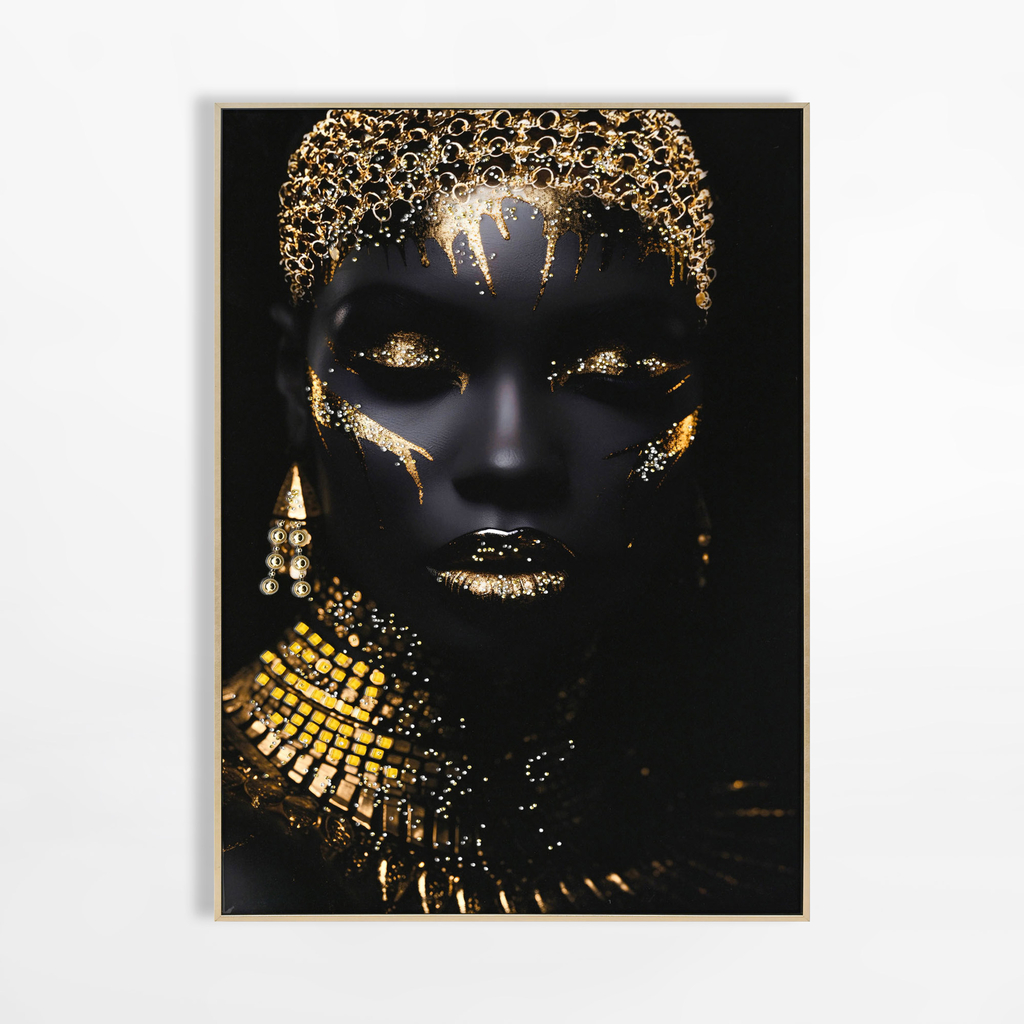 Obraz na plátnev glamour štýle AFRIKA ŽENA I 62x92 cm