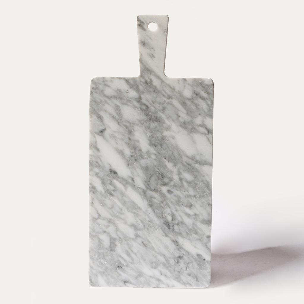 Obdĺžniková mramorová doska na krájanie 33x15 cm