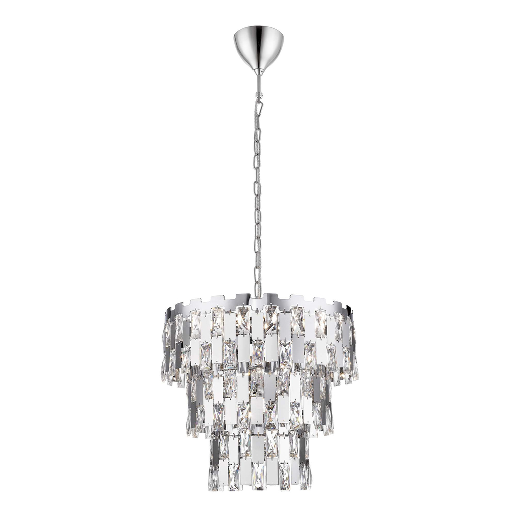 Luster chrómový ANZIO, 39 cm