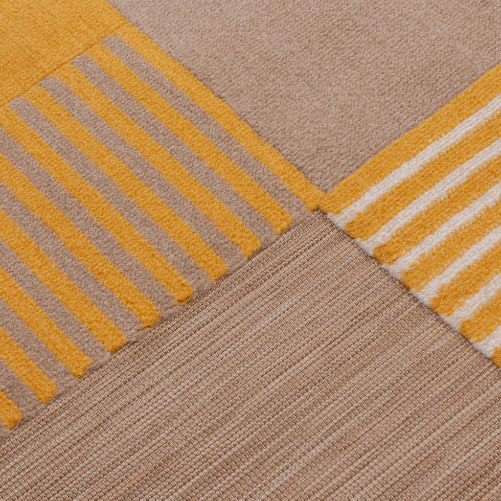 Vonkajší koberec s geometrickým vzorom 3D TROMSO 120 x 170 cm