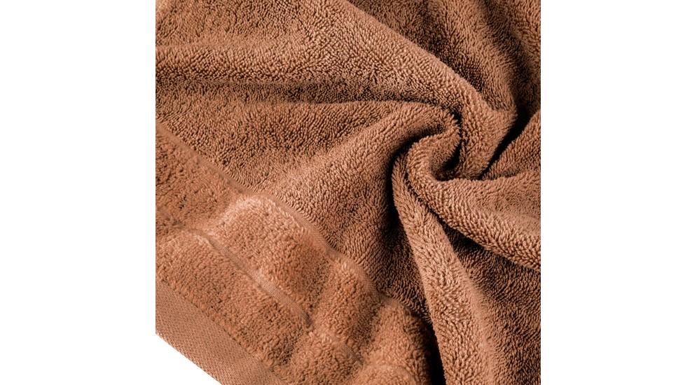 Tehlový bavlnený uterák DAMLA 30x50 cm
