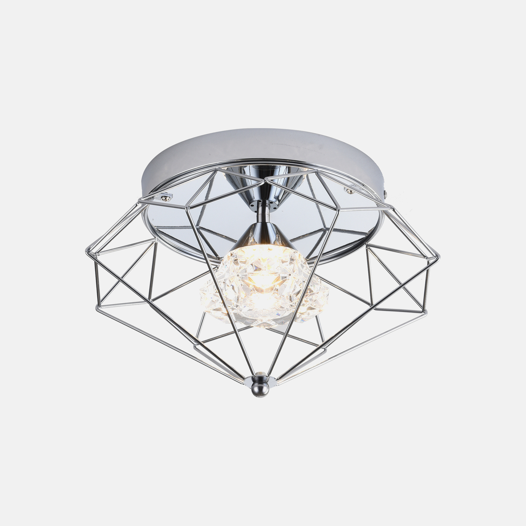 Chrómové stropné svietidlo AMY