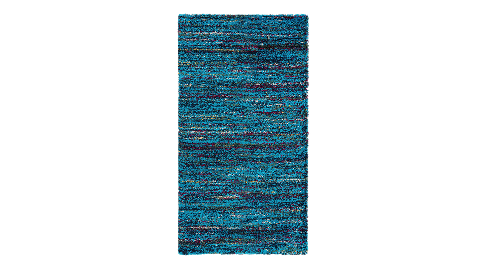 Tyrkysový shaggy koberec SUSSY 80x150 cm