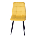 Žltá čalúnená stolička STEEN