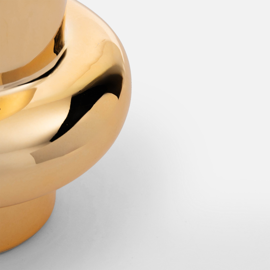 Moderná váza zlatá 20 cm