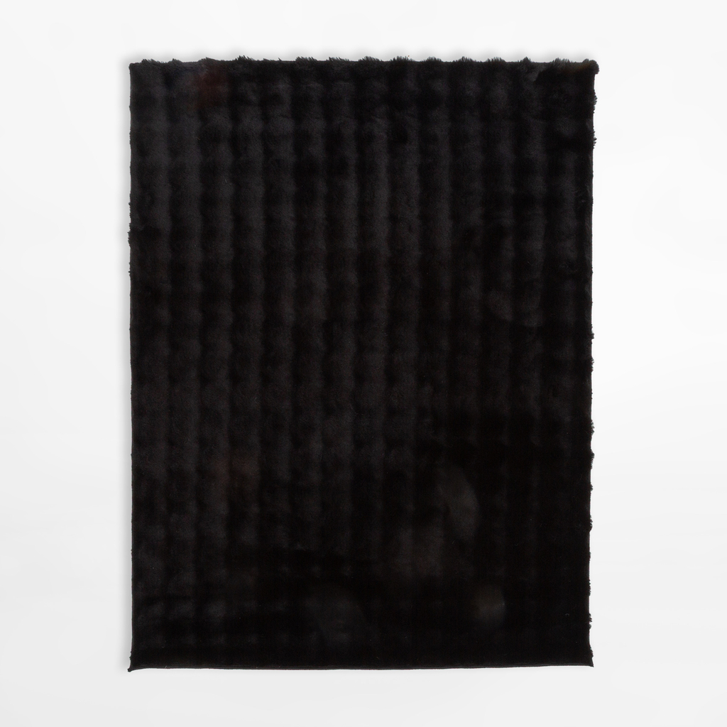 Moderný koberec MODESTO, čierny, 120x160 cm