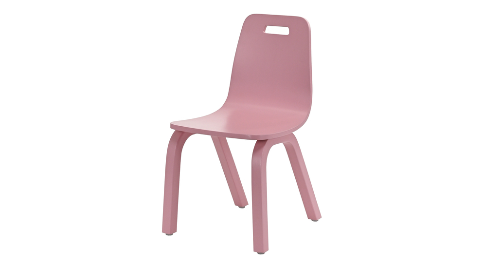 Ružová detská stolička MAJA