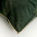 Zelená velúrová obliečka ALASKA 45 x 45 cm