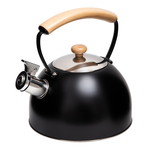 Rýchlovarná kanvica s píšťalkou čierna 2,5 l