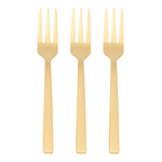 Vidlička na tortu PIANO GOLD, sada 3 ks