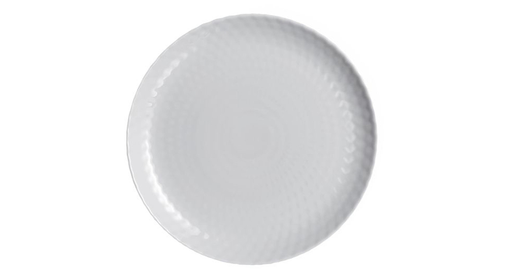 Plytky tanier svetlosivý PAMPILLE 25 cm
