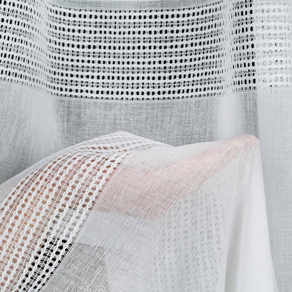 Záclona na páske v bielej farbe INES 140x270 cm