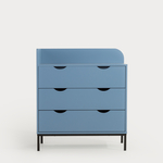 Komoda SUAVE so zásuvkami, modrá