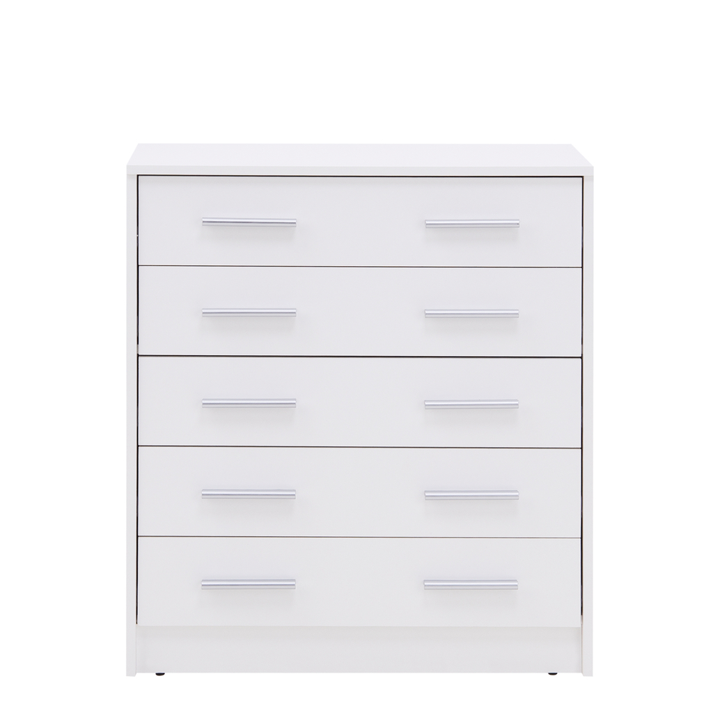 Komoda so zásuvkami biela OPTI